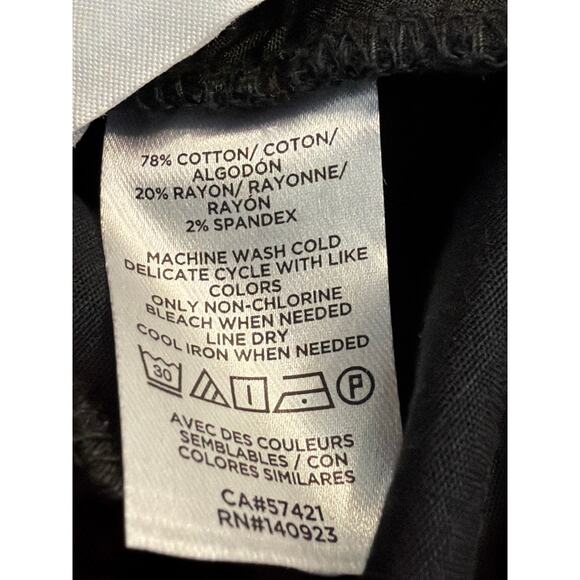 Loft black "Riviera Slim" pants size 8 - Picture 5 of 9